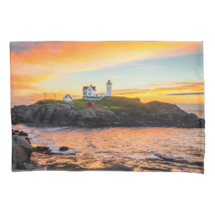 Lighthouses   Nubble Lighthouse Maine Pillowcase