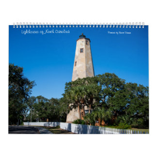 Lighthouses of North Carolina Calendar Large