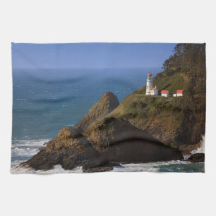 Lighthouses Oregon Coast Lighthouse Kitchen Towel