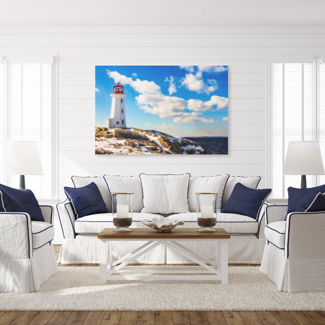 Lighthouses | Peggy's Cove Nova Scotia Canvas Print (Creator Uploaded)