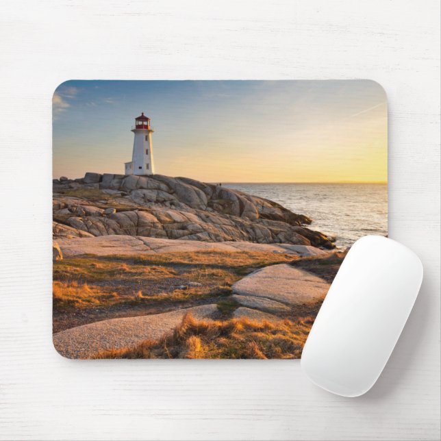 Lighthouses | Peggy's Cove Nova Scotia Mouse Pad (With Mouse)