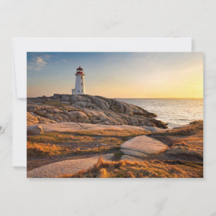 Lighthouses Peggy's Cove Nova Scotia Thank You Card