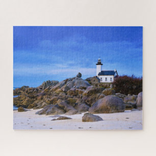Lighthouses   Phare de Pontusval France Finistere Jigsaw Puzzle