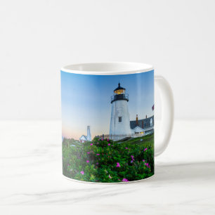 Lighthouses Point Lighthouse Bristol Maine Coffee Mug