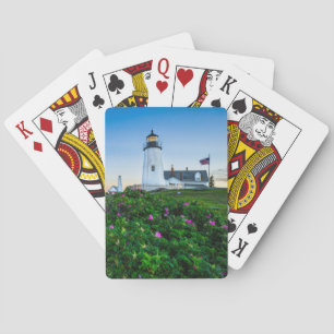 Lighthouses   Point Lighthouse Bristol  Maine Playing Cards