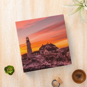 Lighthouses Portland Head Cape Elizabeth Maine Binder