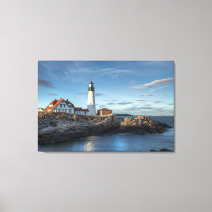 Lighthouses Portland Head Light Lighthouse Canvas Print
