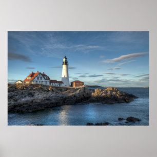 Lighthouses Portland Head Light Lighthouse Poster