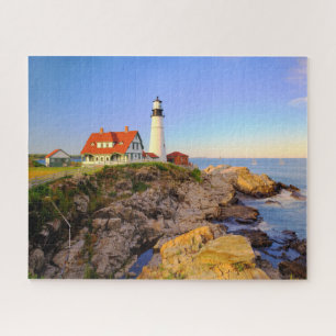 Lighthouses Rockport Lighthouse Maine Jigsaw Puzzle