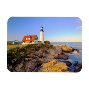 Lighthouses   Rockport Lighthouse Maine Magnet
