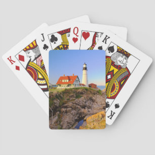 Lighthouses   Rockport Lighthouse Maine Playing Cards