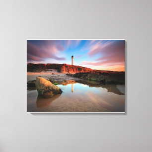 Lighthouses Sea-Light Lossiemouth Scotland Canvas Print
