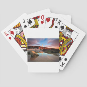 Lighthouses Sea-Light Lossiemouth Scotland Playing Cards