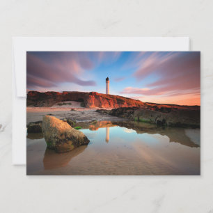 Lighthouses Sea-Light Lossiemouth Scotland Thank You Card