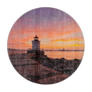Lighthouses   South Portland, Maine Cutting Board