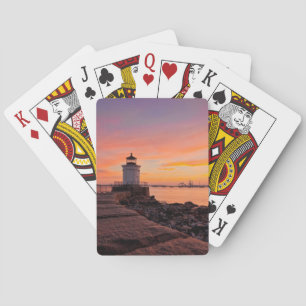 Lighthouses   South Portland, Maine Playing Cards