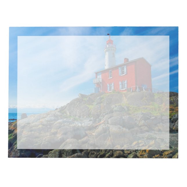Lighthouses | Victoria Harbour Vancouver Island Notepad (Front)