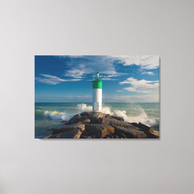 Lighthouses | Wellington Ontario Canada Canvas Print (Front)