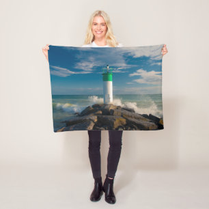 Lighthouses Wellington Ontario Canada Fleece Blanket