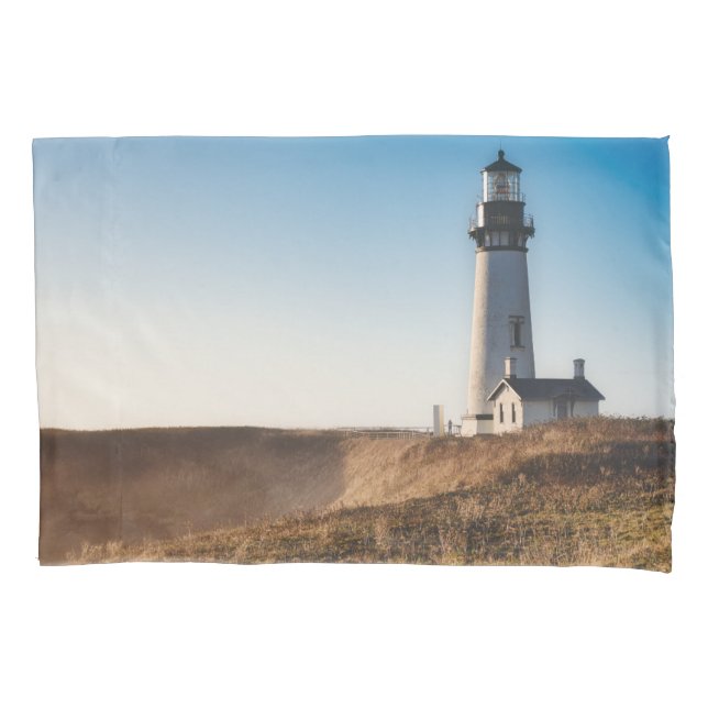 Lighthouses | Yaquina Head Lighthouse Oregon Pillowcase (Front)