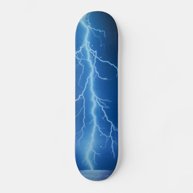 lighting bolt skateboard (Front)