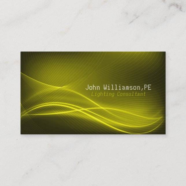 Lighting Consultant Business Card (Front)