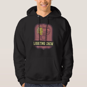 Lighting Crew Retro Spot Theatre Lighting Technici Hoodie