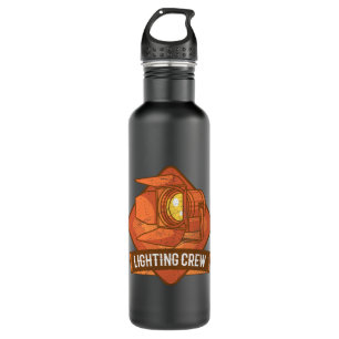 LIGHTING CREW RETRO Theatre Lighting Technician 710 Ml Water Bottle