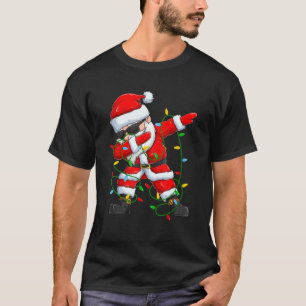 Lighting Dabbing Santa Christmas  Xmas Dabbing San T-Shirt