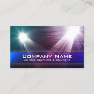 Lighting Equipment & Solutions Business Card