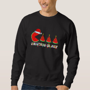 Lighting Santa Watermelon Xmas Tree Christmas In J Sweatshirt