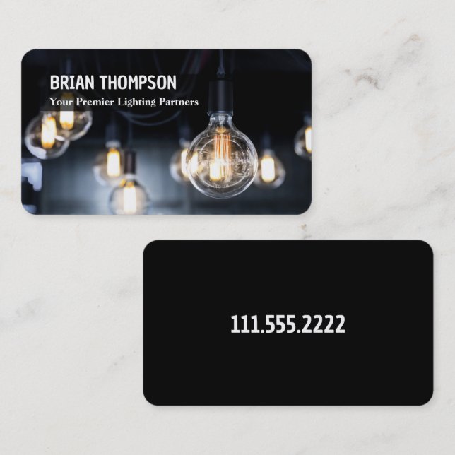 Lighting Solutions Business Card (Front/Back)
