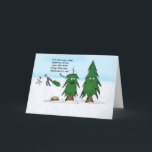 Lighting Strike Christmas Card<br><div class="desc">Here's to surviving the holidays!</div>