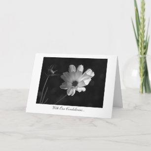 Lighting The Cosmos - With Our Condolences Card