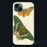 Lightly Bordered Butterfly Painting iPhone 13 Case<br><div class="desc">A Vision Studio creation,  this lightly boarder painting depicts two beautiful butterflies gliding through the air. The execution of the painting makes the insects look amazingly lifelike. Grab a copy and put it on your wall!</div>