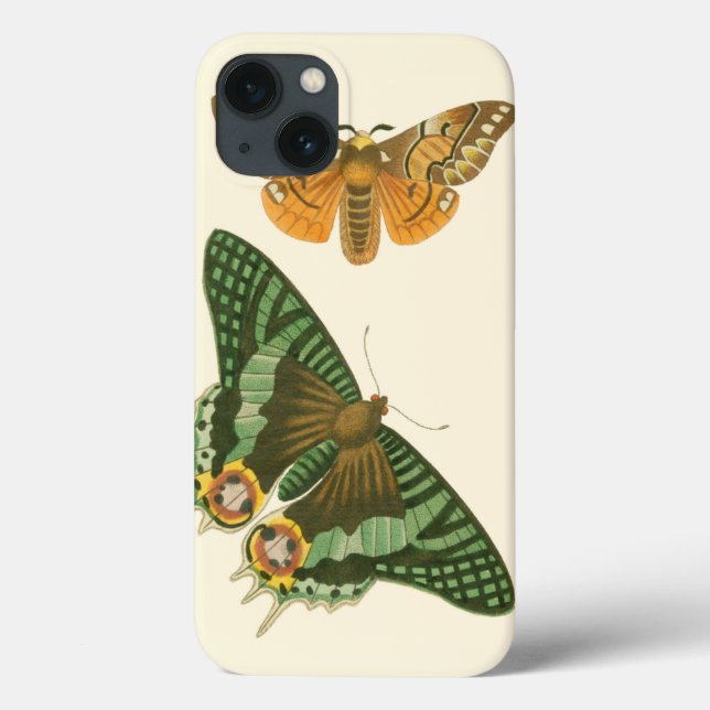 Lightly Bordered Butterfly Painting Case-Mate iPhone Case (Back)