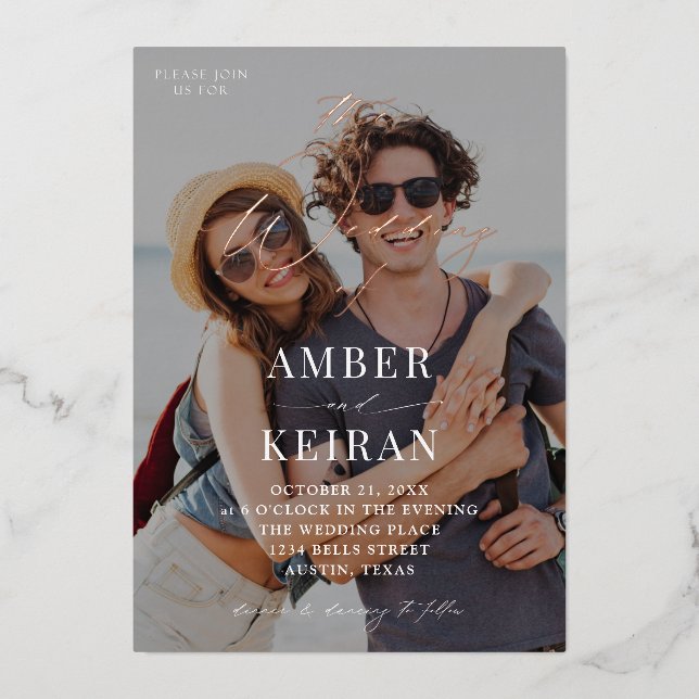 Lightly Tinted Shades- Photo Wedding (Front)