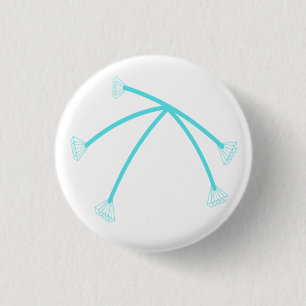 Lightness Diamand Tree for new Tees 1 Inch Round Button