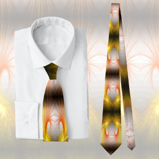 Lightning abstract - fractal tie