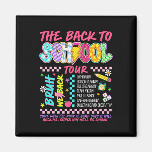 Lightning Bolt Abcd Back To School Tour Bruh We Ba Magnet