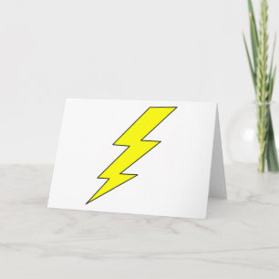 Lightning Bolt Card
