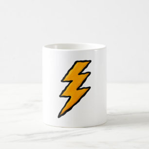 Lightning bolt coffee mug