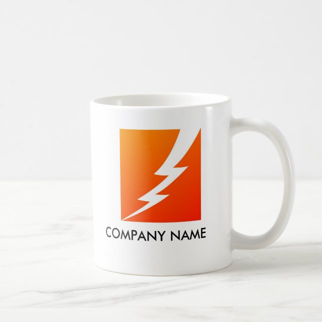 Lightning Bolt Customizable Mug (Right)