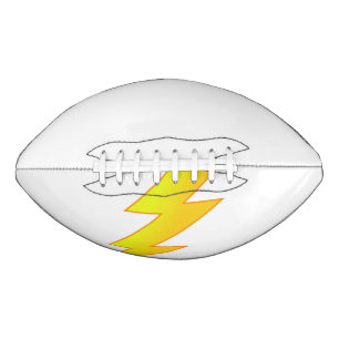 lightning bolt football