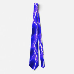 Lightning Bolt - Indigo Tie