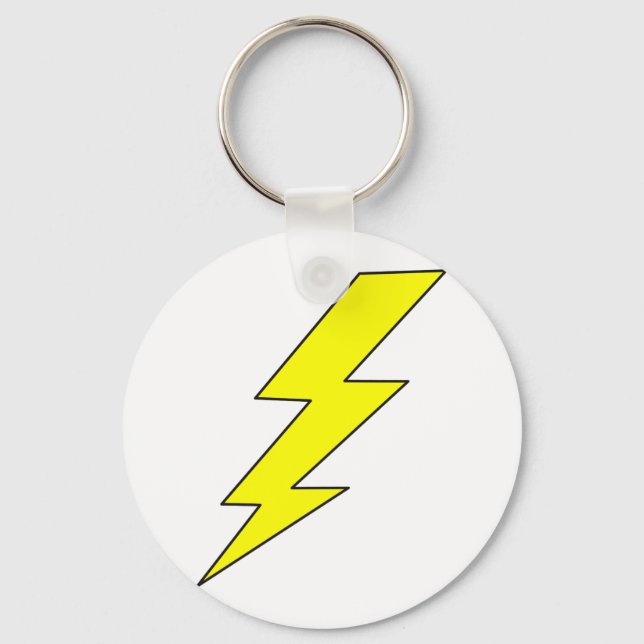 Lightning Bolt Keychain (Front)