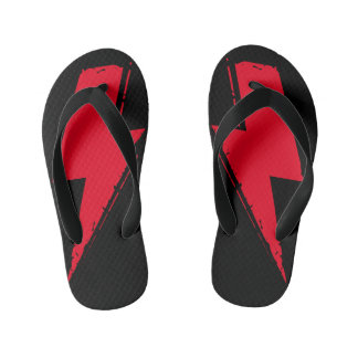 Lightning Bolt Kid's Flip Flops