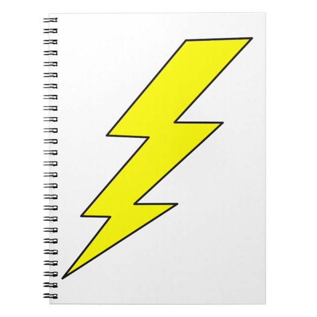 Lightning Bolt Notebook (Front)