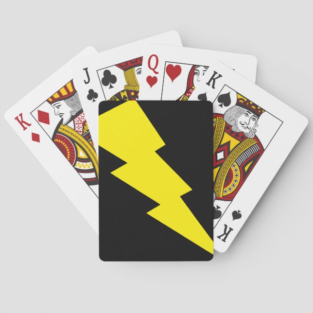 "Lightning Bolt" Playing Cards (Back)