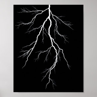 Lightning bolt☔ poster